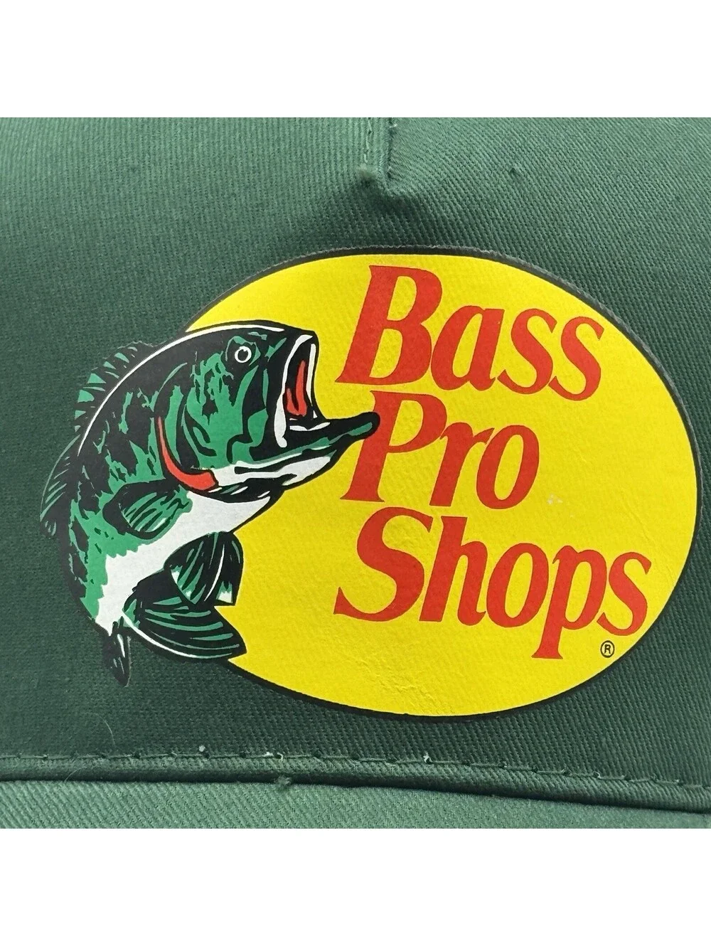 Bass Pro Shops Adjustable SnapBack Trucker Baseball Fishing Hat Mesh Authentic